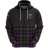 Cameron of Erracht Modern Clan Half Of Tartan Zipper Hoodie
